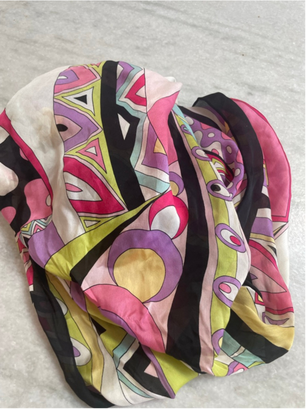 Carlisle Susan G Komen Silk Abstract Scarf - Picture 2 of 7